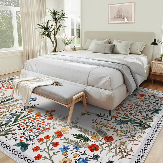 HiMISSH Area Rug Non-Slip
