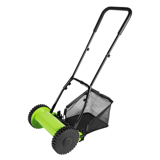 CNCEST 2-Pipe Extension Manual Lawn Mower Detachable Design