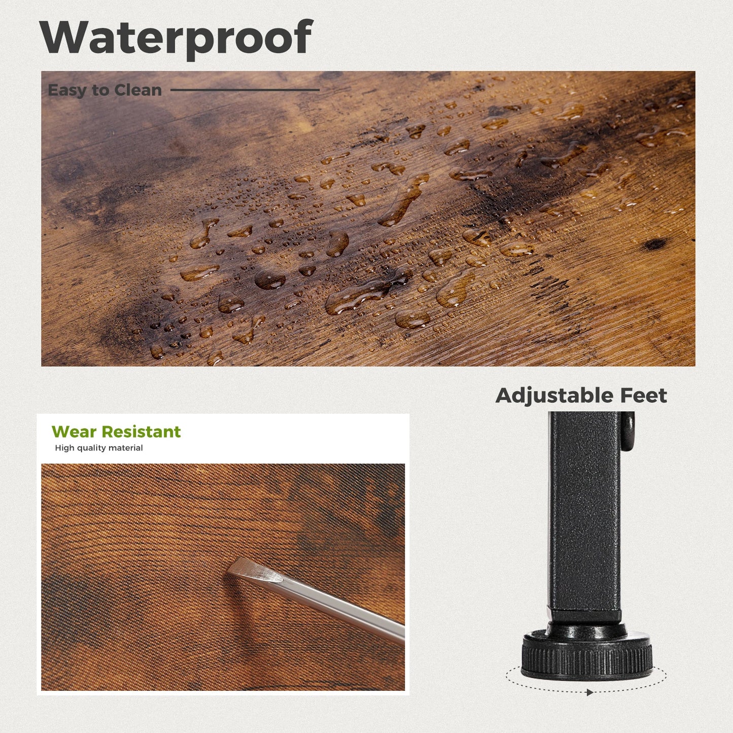 JHK Cabinet 6-Drawer Storage for Living Room Organization