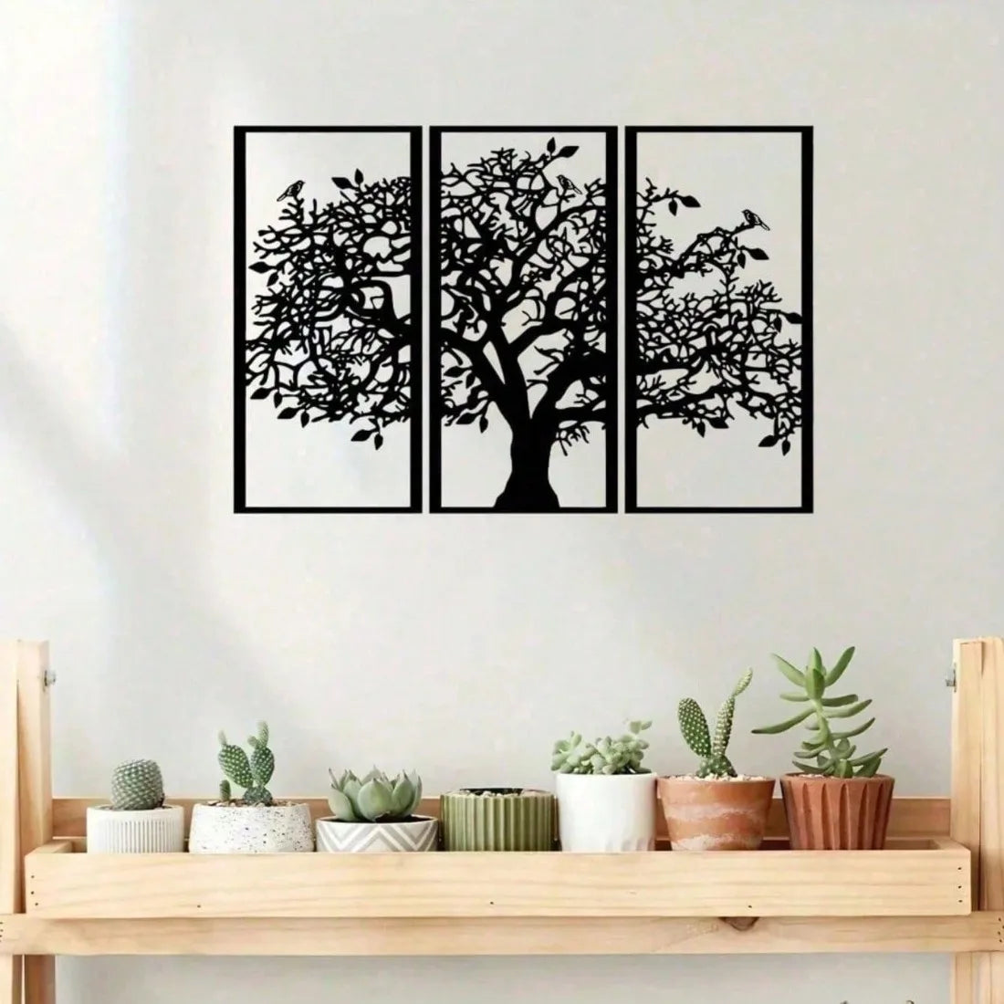 CIFBUY Tree of Life Metal Wall Art Zen Boho Decorative