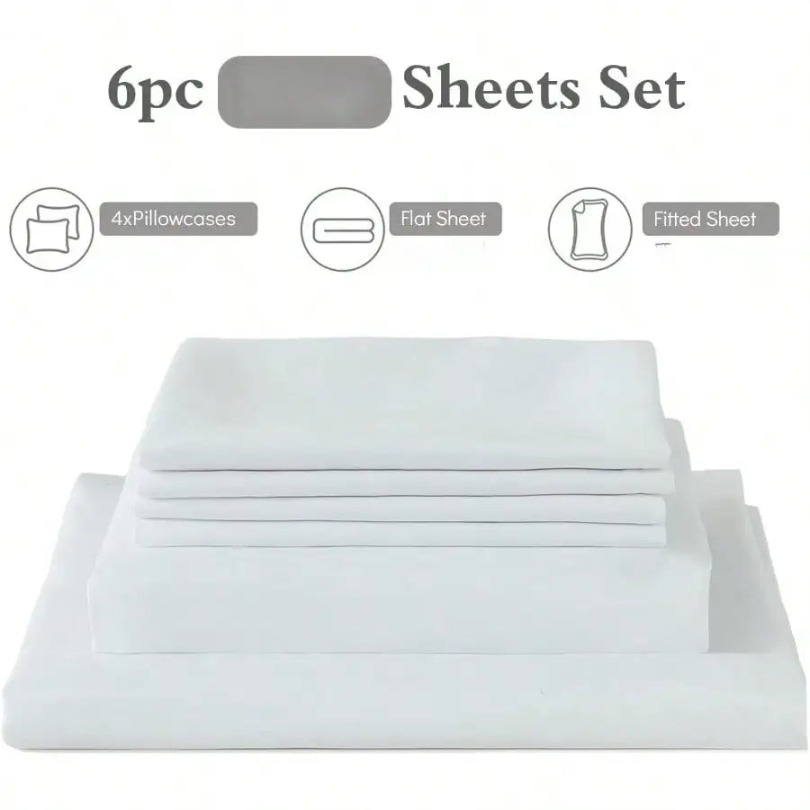 Ultra Soft Brushed Microfiber Sheet Set with Cooling Benefits