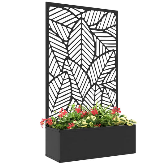 Outdoor Privacy Screen Raised Garden Bed Metal Frame