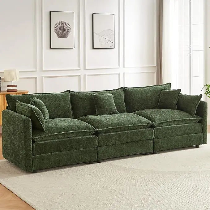HUANZHUANG L-Shaped Modular Sectional Sofa