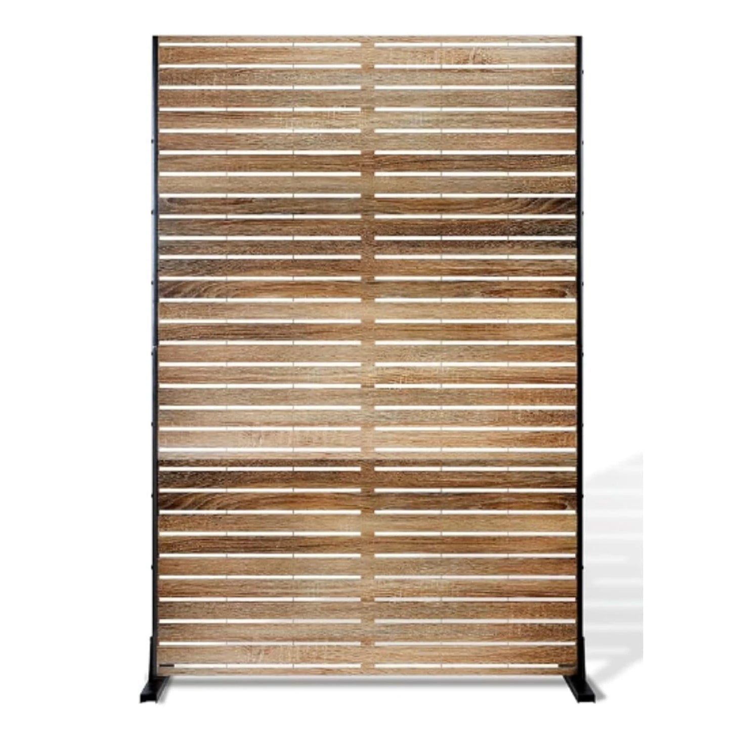 Decorative Garden Privacy Screen with Stand 120x183cm Outdoor Divider Decorative Privacy Panel Fence for Backyard Patio Garden