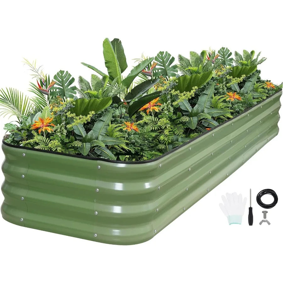 Raised Garden Bed Kit 5-in-1 Modular System Configurations