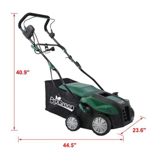 TWISTER.CK 2-In-1 Scarifier and Dethatcher for Lawns