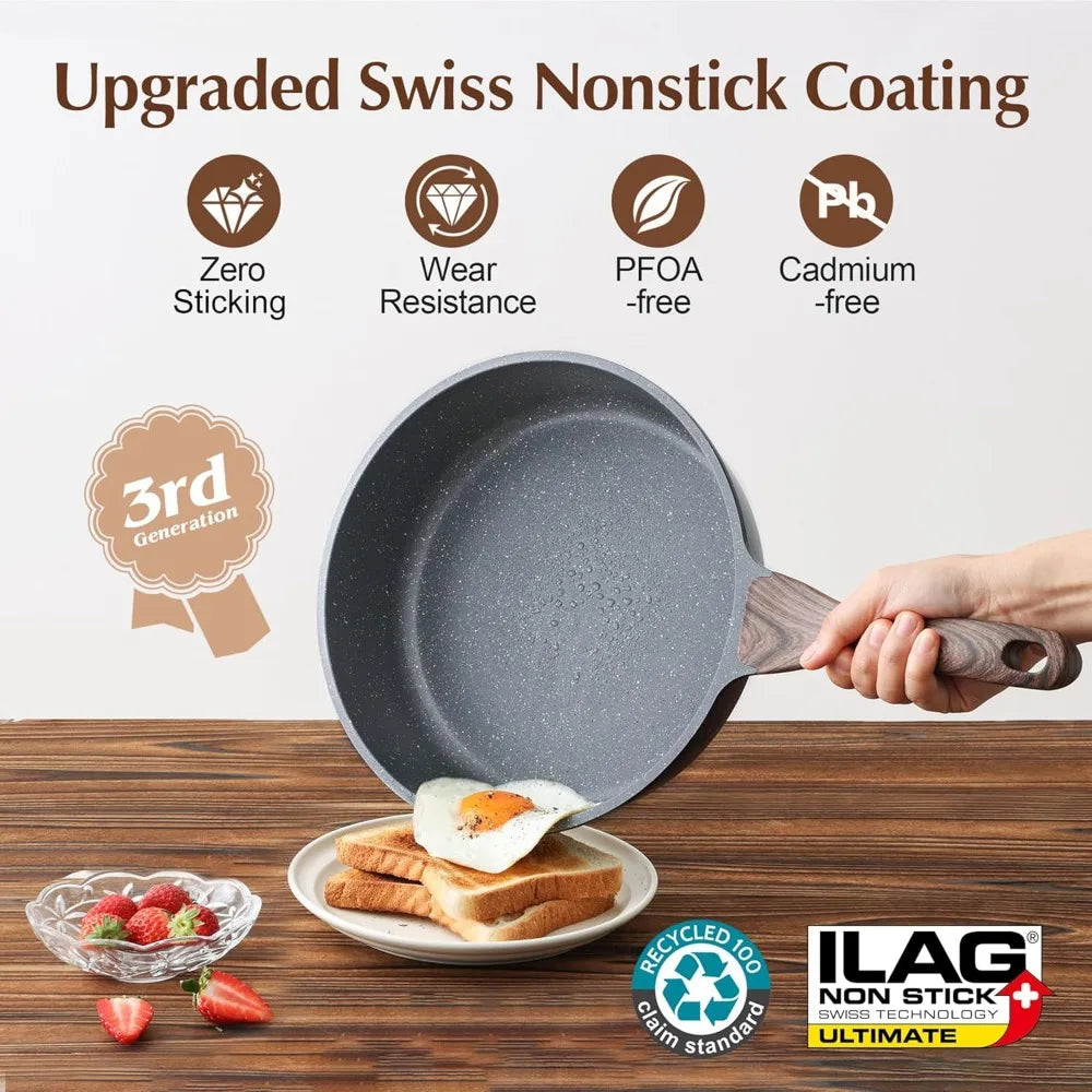 Cookware Set With Nonstick Coating