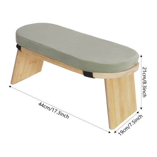 Bymaocar Foldable Ergonomic Meditation Bench