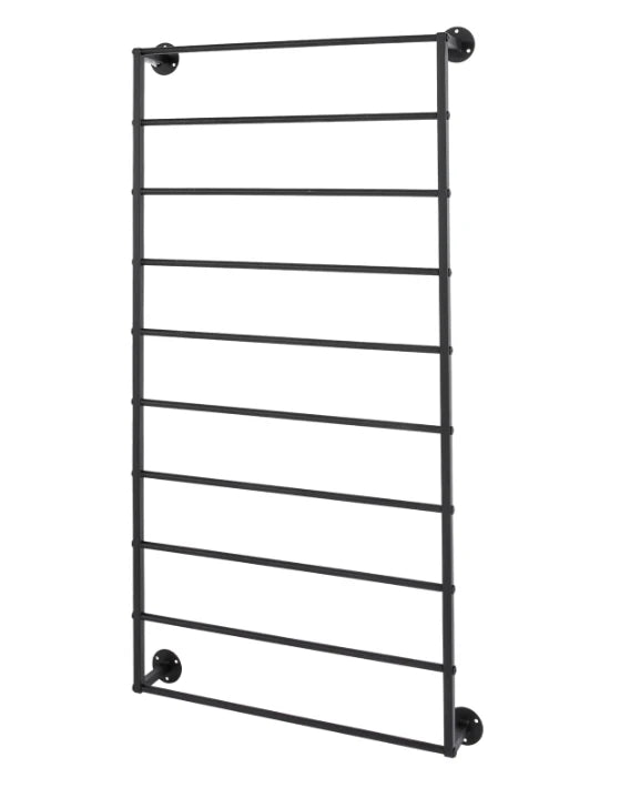 Wall-Mounted Scarf Rack With Detachable Crossbar For Space Saving