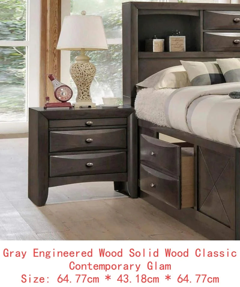 Bed With Footboard Drawers For Bedroom Storage And Organization