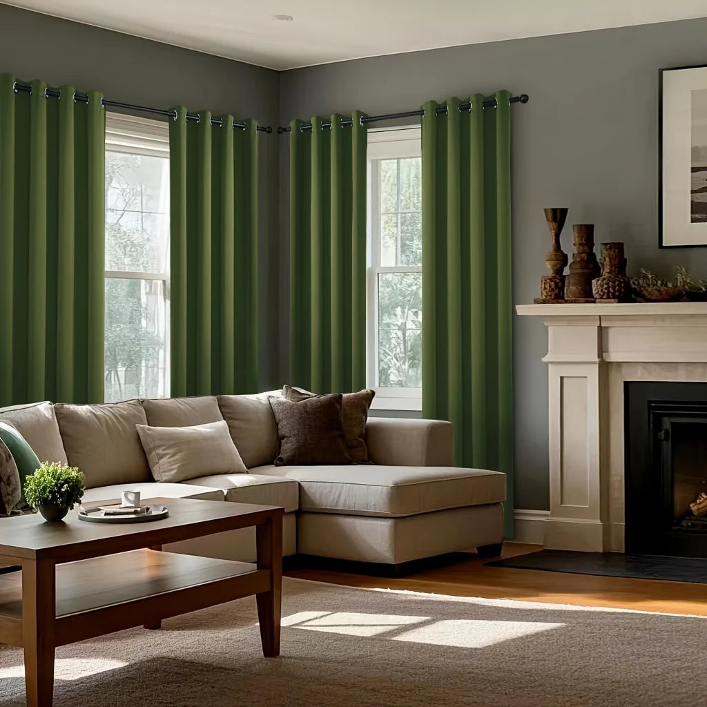 CN Zhejiang Solid Perforated Curtains for Darkening Living Rooms