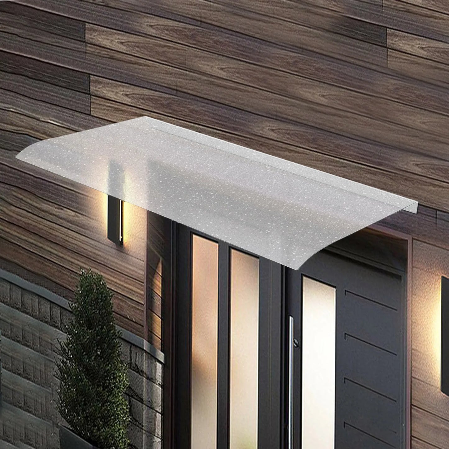 Sichuan Canopy Polycarbonate Curved Outdoor UV Weather Shield Awning