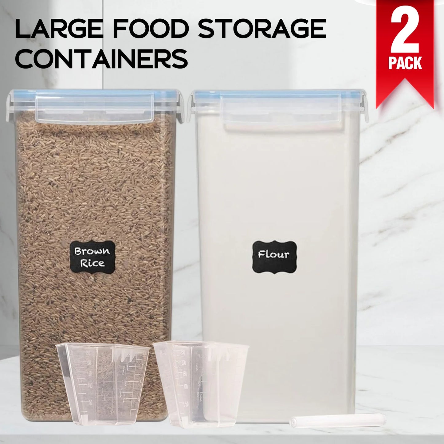 Food Storage Containers Airtight Set With Lids, PP And Silicone
