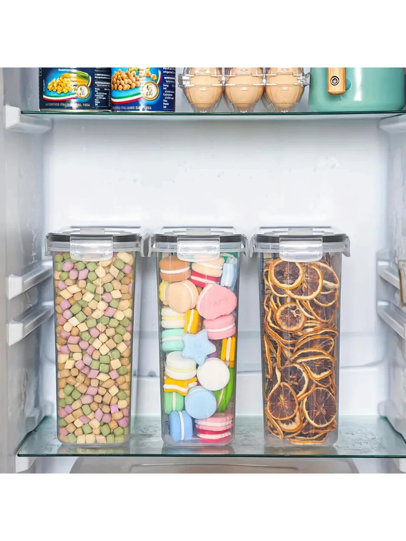 Food Storage Containers Airtight With Lids For Kitchen Pantry Organization