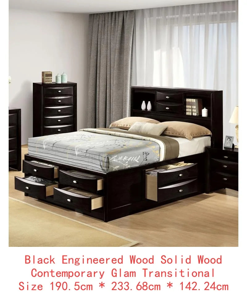 Bed With Footboard Drawers For Bedroom Storage And Organization