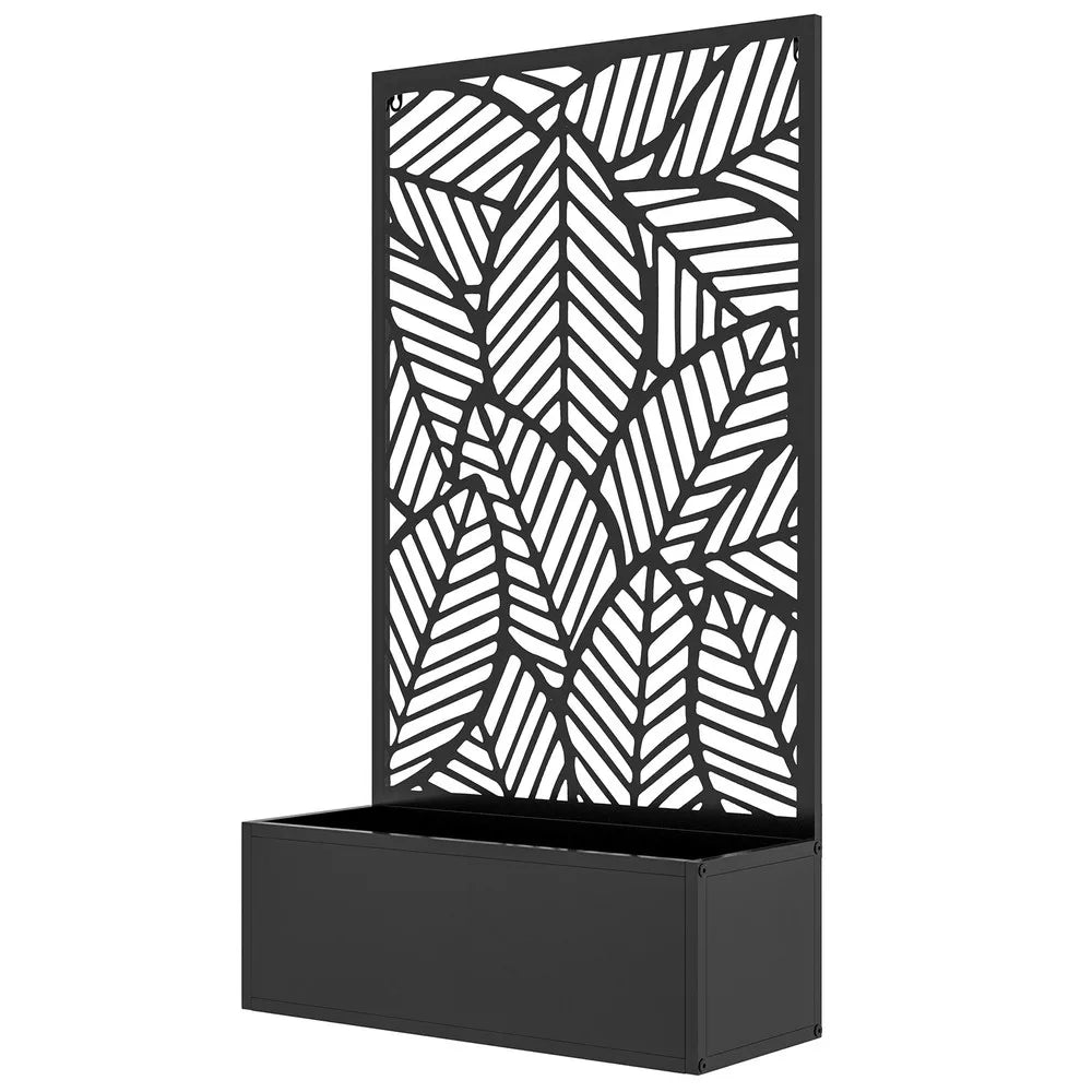 Outdoor Privacy Screen Raised Garden Bed Metal Frame