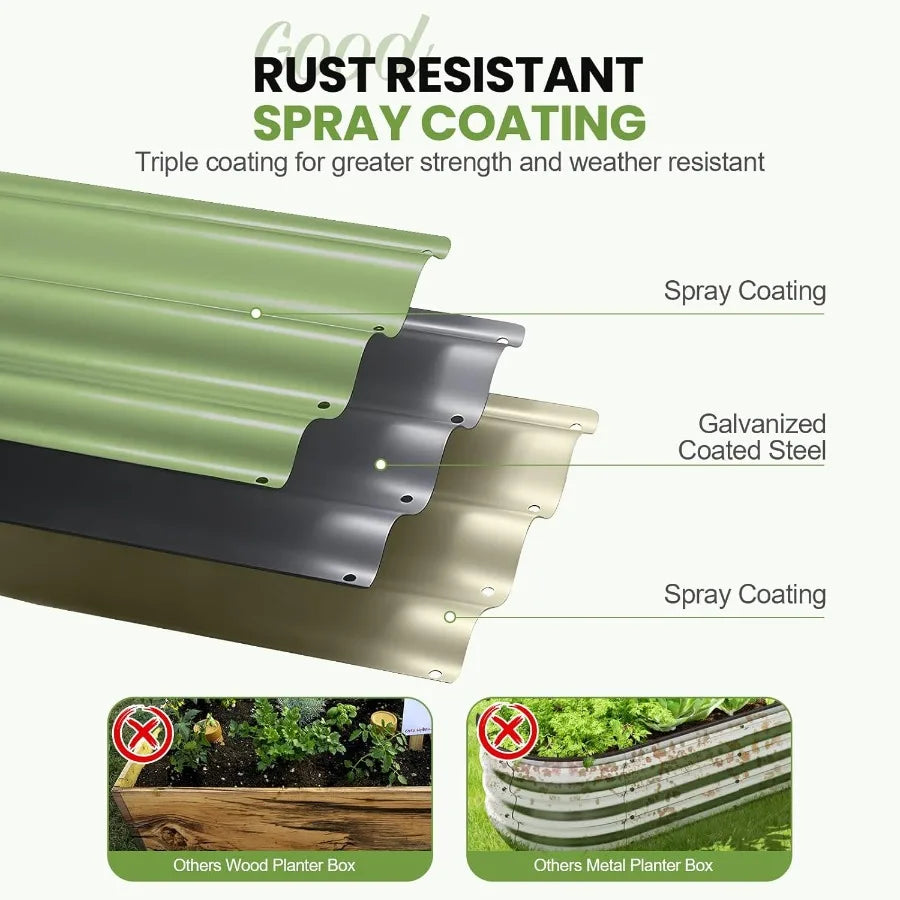 Raised Garden Bed Kit 5-in-1 Modular System Configurations