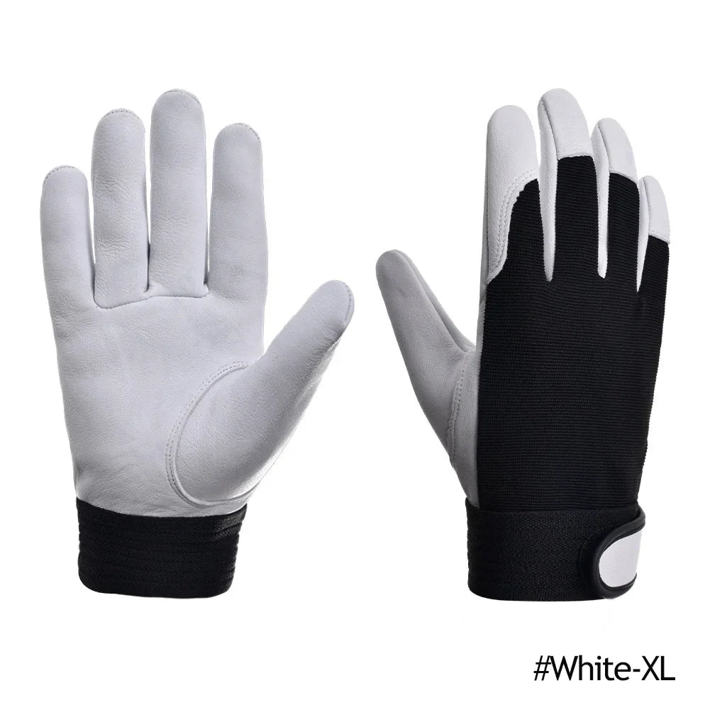 Cowhide Leather Work Gloves Wear Resistant Welding