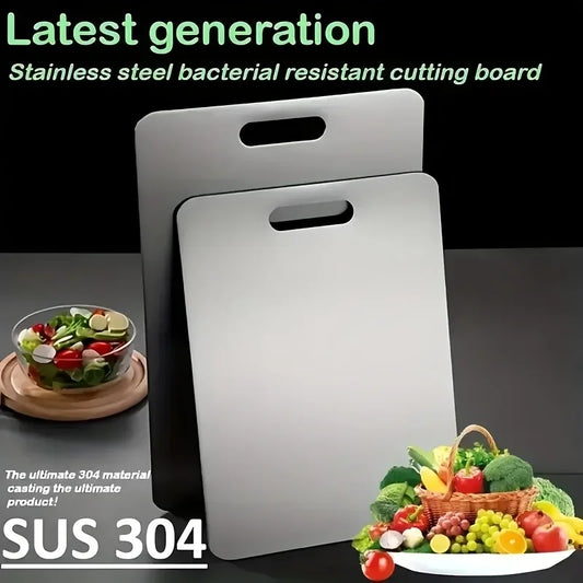Cutting Board Double-Sided 304 Stainless Steel Antibacterial