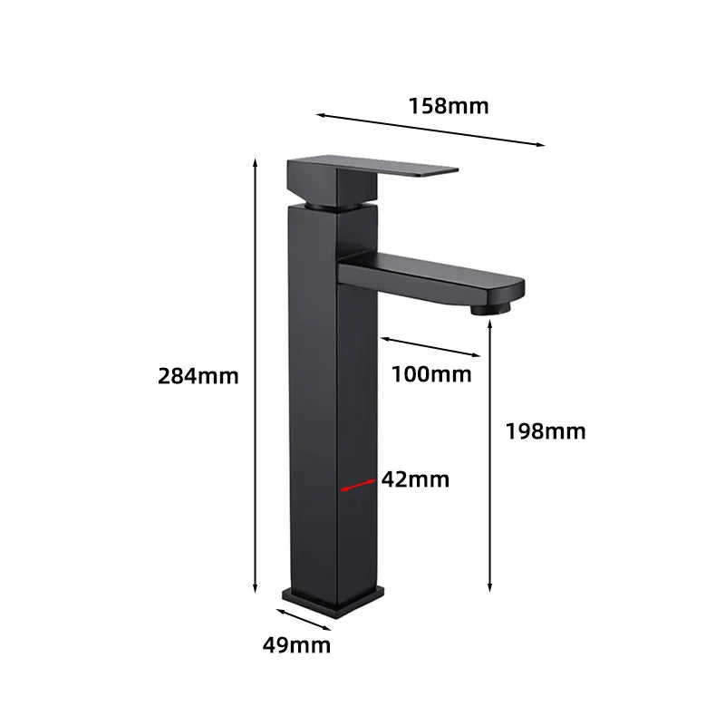 Hign-concerned Stainless Steel Bathroom Basin Faucet