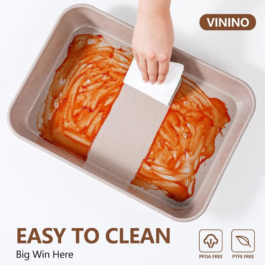 Baking Pans Set Carbon Steel Bakeware Collection Essentials