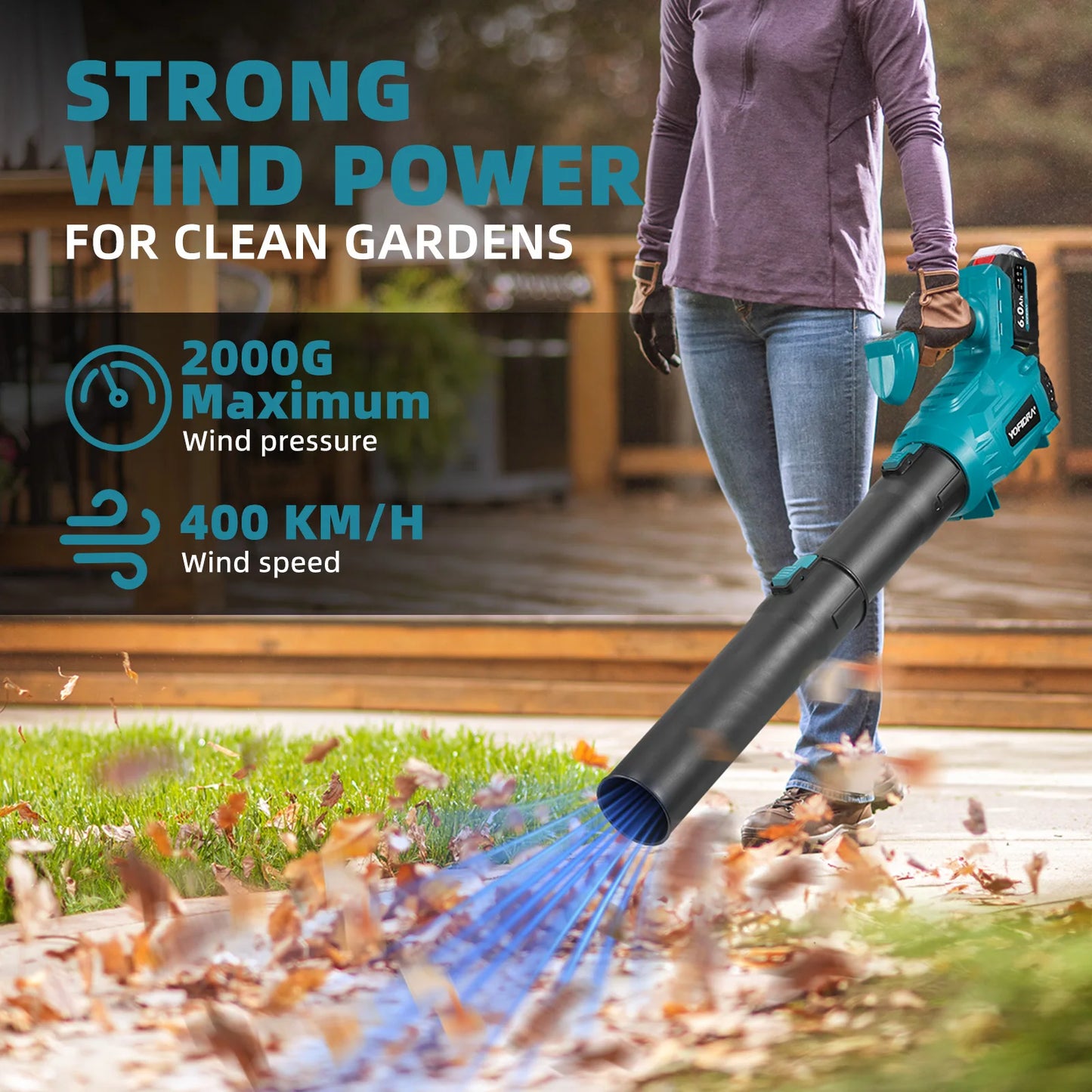 Yofidra Electric Air Blower Brushless Powerful 25000 RPM