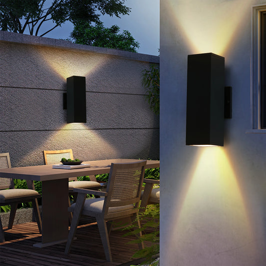 ARLGSITE Outdoor Wall Light IP65 Aluminum Gu10 Up Down Sconce