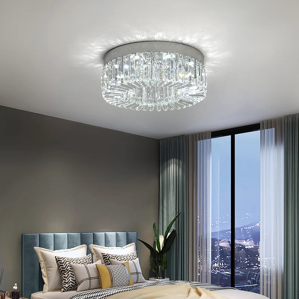 VETRULUS Crystal Ceiling Lamp Modern Luxury Fixture